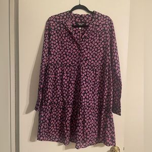 NWT Tiered babydoll flower dress